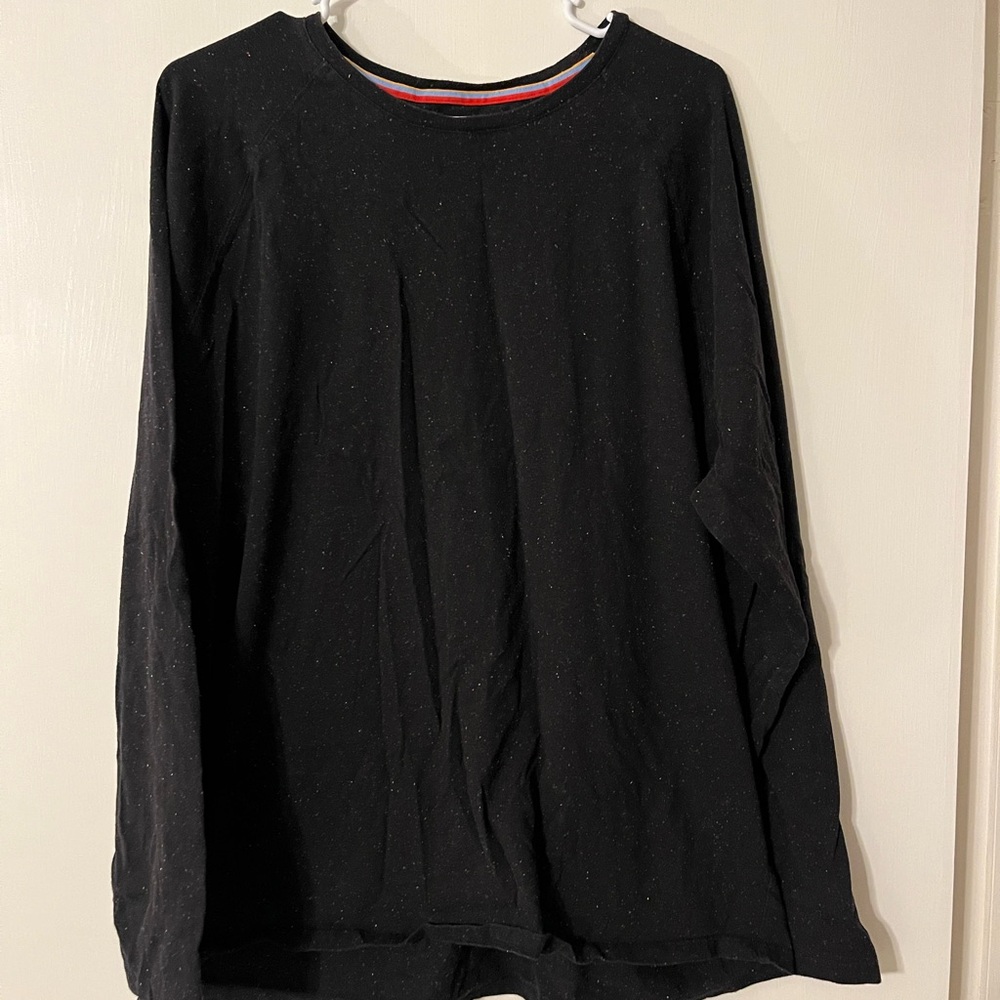 Black Long Sleeve Bombas Shirt